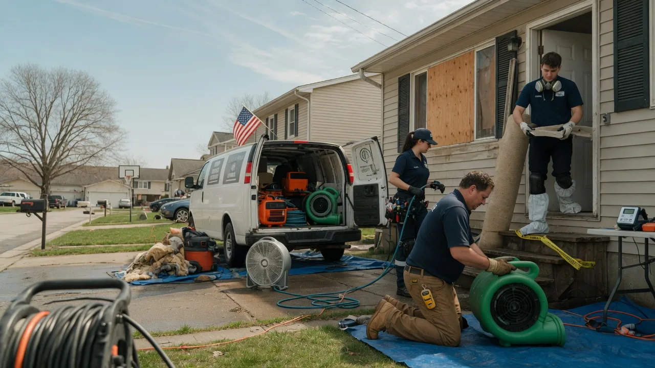Water Damage Restoration in Wisconsin Rapids, WI near me